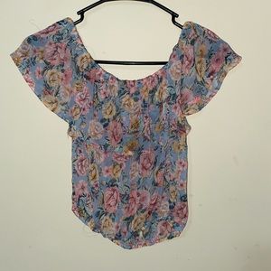 Medium multi color crop top, Tosca, Medium, loose